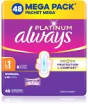 Always Platinum Normal Size 1 санитарни кърпи с крилца 48 бр