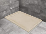 Radaway Doris F lapos szögletes beige zuhanytálca 100x80 beige, ajándék szifonnal