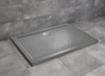 Radaway Doros Stone D szögletes lapos antracit zuhanytálca 110x90 antracit, ajándék szifonnal