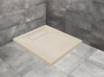 Radaway Doris C lapos szögletes beige zuhanytálca 80x80 beige, ajándék szifonnal
