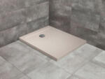 Radaway Doros Stone F szögletes lapos beige zuhanytálca 160x80 beige, ajándék szifonnal