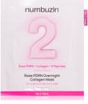 Numbuzin No. 2 Rose PDRN OverNight Collagen Mask mască hrănitoare profundă pentru noapte 4 buc Masca de fata