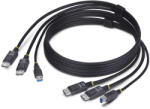 StarTech StarTech. com DDU1226-KVM-CABLE Fekete 1, 8 M KVM kábel (DDU1226-KVM-CABLE)