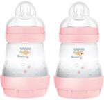 MAM Perfect Star Anti-colic Bottle antikólikás cumisüveg 0m+ Pink 2x160 ml