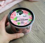  Organic Shop testpolír rózsával és sóval - 250 ml