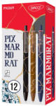 DACO Set 12 pixuri cu gel pe baza de ulei Daco Marmorat PX269, 0.7 mm (PX269-12)