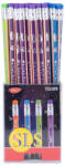Daco Set 72 creioane HB cu radiera Daco, SLS (CG109-72)