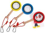 Goki fából készült nagyító karabinerrel