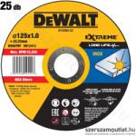 DEWALT EXTREME CUT INOX Vágókorong 125x1, 0x22, 23mm (25db/doboz) (DT43902-QZ-25) (DT43902-QZ-25)