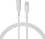JOYROOM Кабел Joyroom S-UM018A13, USB към MicroUSB, 2.4A, 1.2m бял (S-UM018A13W1)