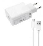 Xiaomi hálózati töltő USB aljzat (15W + Type-C kábel) FEHÉR (178681)