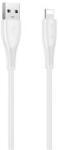 Awei CL-182L adatkábel (USB - lightning, 2.4A, 100cm) FEHÉR (175163)