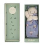 Kaloo Carre Douceur Плюшена играчка с платнено одеялце Котенце лилаво (K226004)