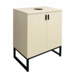 Ceramia Szekrény a mosdókagyló alatt mosogató nélkül Ceramia Easy 60x73x36 cm jázmin matt EASYUMDJ (BC91)