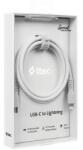 Ttec Cablu ttec - Data, USB-C/Lightning, 1.2 m, alb (8694470087795)
