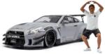 Solido Model de colecționar SOLIDO Modern: Mașini - Nissan GT-R (R35) w/Liberty Walk Body Kit Type 2.0 with Kato San Figure, Grey, 2024 (SOL1805821)