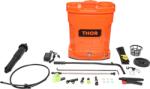 Thor Pompa de stropit, vermorel 2 in 1 manuala si electrica cu rezervor 16L, baterie 12V/8Ah, 4 duze, debit 3.1 l/min THOR (40TH285) Pulverizator