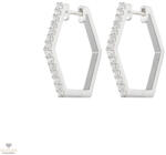 Silvertrends NANA KAY silver trends ezüst hatszög fülbevaló - ST2401