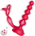 Rosy Vibrator Rosy Flower with Ring Rosu Vibrator