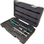 WHIRLPOWER Dugókulcs-készlet, Whirlpower 1612-2545SE, fekete doboz, 45 részes, 1/4", racsnis (TC232848)