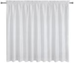 Eurofirany Rebecca fényáteresztő függöny finom esőszerkezettel Fehér 300x150 cm (390134)