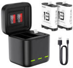 Telesin Háromcsatornás akkumulátortöltő GoPro Hero 13 Black Telesin (S0-BCG-10-TGP) (S0-BCG-10-TGP)