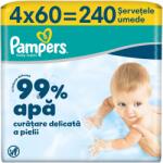 Pampers 99%-os nedves törlőkendő testápolóval, 4 csomag x60, 240 db