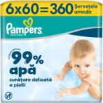 Pampers 99%-os nedves törlőkendő testápolóval, 6 csomag x60, 360 db