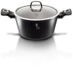 Berlinger Haus Black Silver magas lábas márvány bevonattal, fedővel, 20 cm (BH-1851)