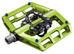 Funn Mamba ipari csapágyas egyoldalas MTB patentpedál, keretes, cserélhető szegecsekkel, wasabi