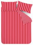 Sassy B Piros-rózsaszín kétszemélyes háromrészes ágyneműhuzat 200x200 cm Stripe Tease - Sassy B