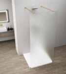 POLYSAN ESCA szabadon álló Walk-in zuhanyfal matt üveggel 1200x2100 mm, matt arany ES1112-08 (ES1112-08)