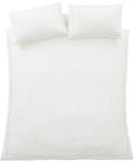 Bianca Fehér-bézs egyszemélyes pamut-perkál ágyneműhuzat 135x200 cm Contrast Trim - Bianca