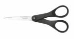 Fiskars Olló, papírvágó, 18 cm, FISKARS "Essential", fekete (1023818) - iconink