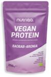 Nutriqa bio vegán baobab-arónia protein shake 250 g - mamavita