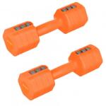 HMS Set gantere reglabile HMS HL03 2 x 2.5 KG, portocaliu (17-47-401)