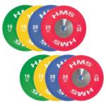HMS Set discuri olimpice profi HMS TBR ( 8 BUC) BUMPER PLATES (17-61-014)