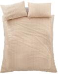Pineapple Elephant Оранжево двойно 3 части спално бельо 200x200 cm Cotton Rich Woven Stripe - Pineapple Elephant (BD/61304/R/DQS/CLA)