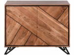 Interia Home & Living Шкафче от масивна акация в естествен цвят 120x78x40 cm Ambala - Interia Home & Living (304116)