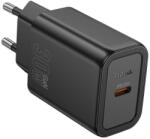 hoco. USB-C QC PD 30W N62 fekete telefontöltő
