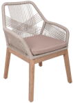 Garden Pleasure Бежов градински стол от масивно дърво Pomona - Garden Pleasure (985286)