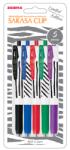 Zebra Sarasa Clip 0, 7 Zebra Stripes 5pcs zselés toll (48296) - tintasziget