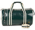 Fred Perry Utazó táskák CLASSIC BARREL BAG Zöld Egy méret