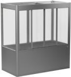 Biohort Florentina üvegház prémium magaságyás 202 x 103 cm, kvarcszürke-metál (B180970)