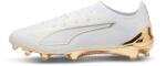 PUMA Ultra 6 Ultimate FG stoplis focicipő, fehér - arany (108699-04)