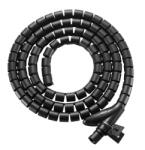 EVOLVEO CableHold, kábelrendező, 2, 5 m x 2 cm, önzáró, fekete