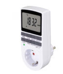 Somogyi Elektronic TD 011 digitális beltéri időzítő óra, napi 10 program, 15 féle napkombinációban, heti ismétlés, beépített memóriavédelem, 250 V, 3680 W - digibolt