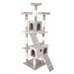 Nunbell Többszintes macskabútor kaparófával és búvóhelyekkel-1, 7m