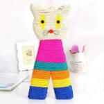 Nunbell Macska alakú falra akasztható kaparó játék 39cm