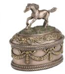 Veronese Lovas bronzbevonatú ékszerdoboz - 10x7x10 cm (FOD-WU78445A4)